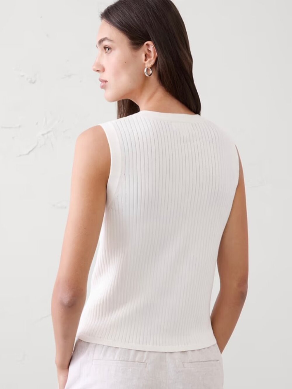 Ribbed Sweater Tank - Picture 2 of 5